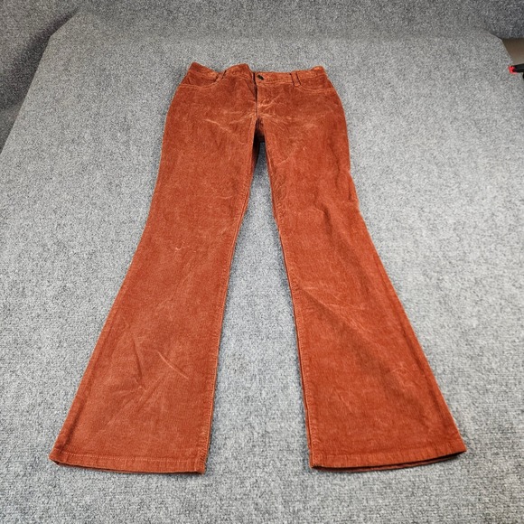 Carter's Pants - Carters Kid Girls Rust Orange Corduroy Flare Leg Pants Size 14 14A Stretch